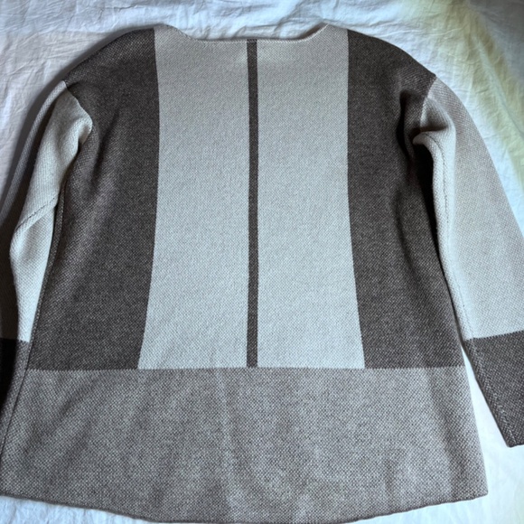 VINCE Intarsia Colorblock Wool/Cashmere Sweater (NWOT) - Picture 4 of 7
